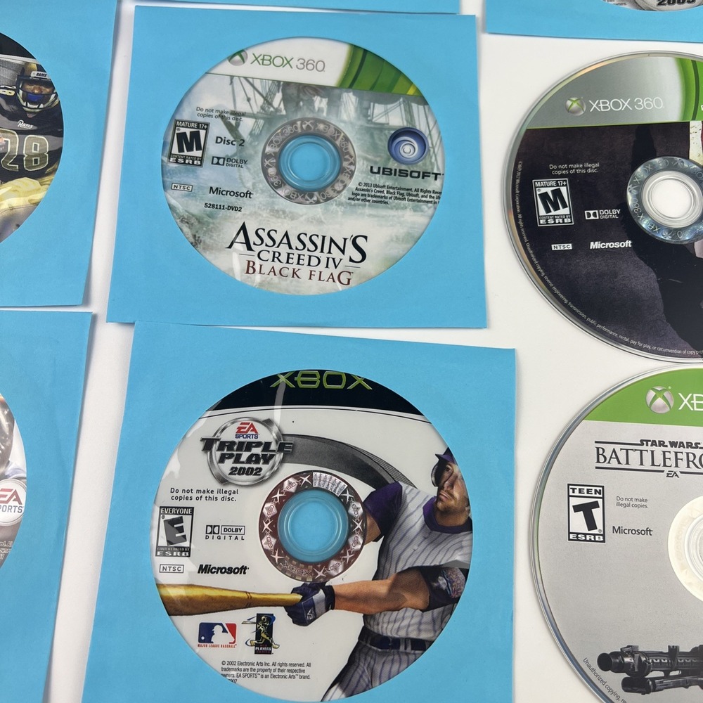 Multi Platform Loose Discs Video Game - Lot Of 50 - AS IS Untested Scratches #3 - Picture 3 of 16
